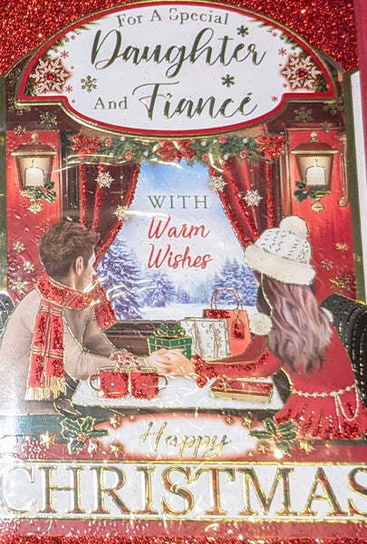 Daughter & Fiance Christmas - Traditional Couple