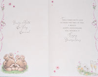 Son & Daughter In Law Anniversary - Cute Bears & Words