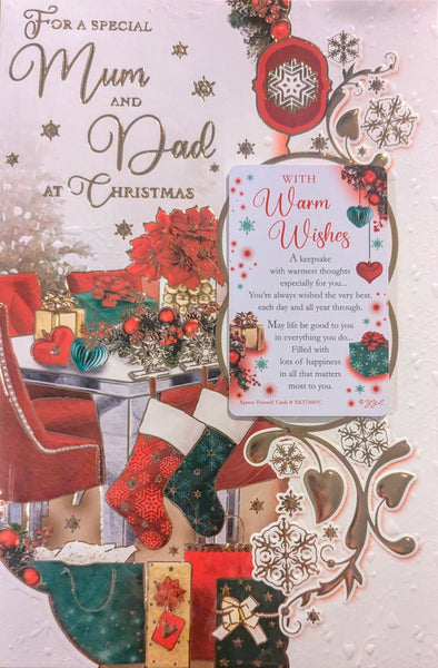 Mum & Dad Christmas - Traditional Keepsake
