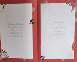 To Both Of You Christmas - Large 8 page Cute Red