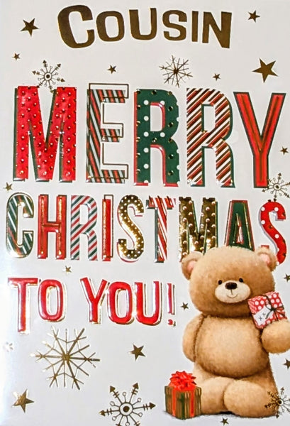 Cousin Christmas - Cute Bear Merry