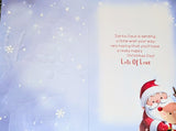 Great Grandson Christmas - Santa & Rudolph