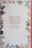 Husband Christmas - Large 8 Page Traditional Red