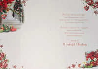 Daughter Christmas - Traditional Stairs & Flowers