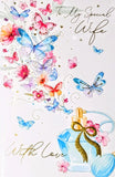 Wife Birthday - Traditional Butterflies & Perfume