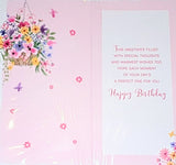 70 Birthday Female - Slim Hanging Basket