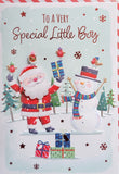 Special Little boy Christmas card