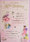 50 Birthday Female - Pink Drink