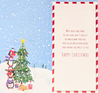 To All Of You Christmas - Slim Cute Penguin & Tree