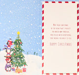 To All Of You Christmas - Slim Cute Penguin & Tree
