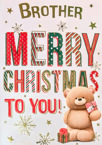 Brother Christmas - Cute Bear Merry