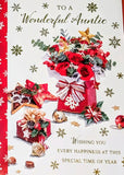 Auntie Christmas - Traditional Flowers Wonderful