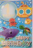 1 Boy Birthday - Yellow submarine