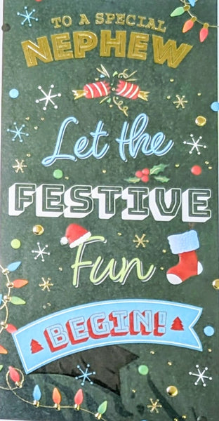 Nephew Christmas - Slim Festive Fun