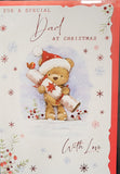 Dad Christmas - Bear with cracker