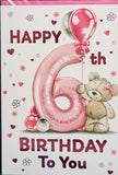 6 Girl Birthday - Big 6