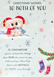 To Both Of You Christmas - Cute Koalas Wishes