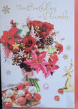 December Birthday - Flowers