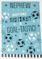 Nephew Birthday - Football Blue