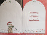 Grandson Christmas - Cute Bear and Words