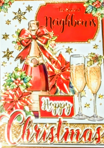 Neighbours Christmas - Traditional Champagne Red