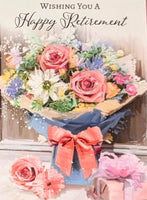 Retirement Female - Blue Flower Box