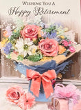 Retirement Female - Blue Flower Box