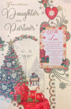 Daughter & Partner Christmas - Traditional Keepsake