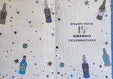 18  Birthday Male - Bottles