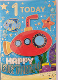 1 Boy Birthday - Red submarine