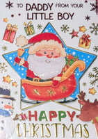 Daddy From Little Boy - Santa Blue Star