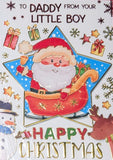 Daddy From Little Boy - Santa Blue Star
