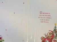 Grandad Christmas - Cute Bear In Chair