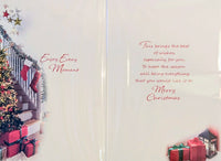To All The Family Christmas - Traditional Door & Stairs