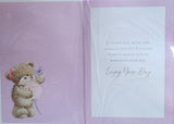 Granddaughter Birthday - Cute Bear Lilac