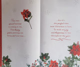 To Both Of You Christmas - Large 8 page Traditional Flowers