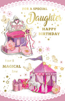 Daughter Birthday - Large Unicorn & Tiara