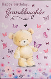 Granddaughter Birthday - Bear and Butterfly