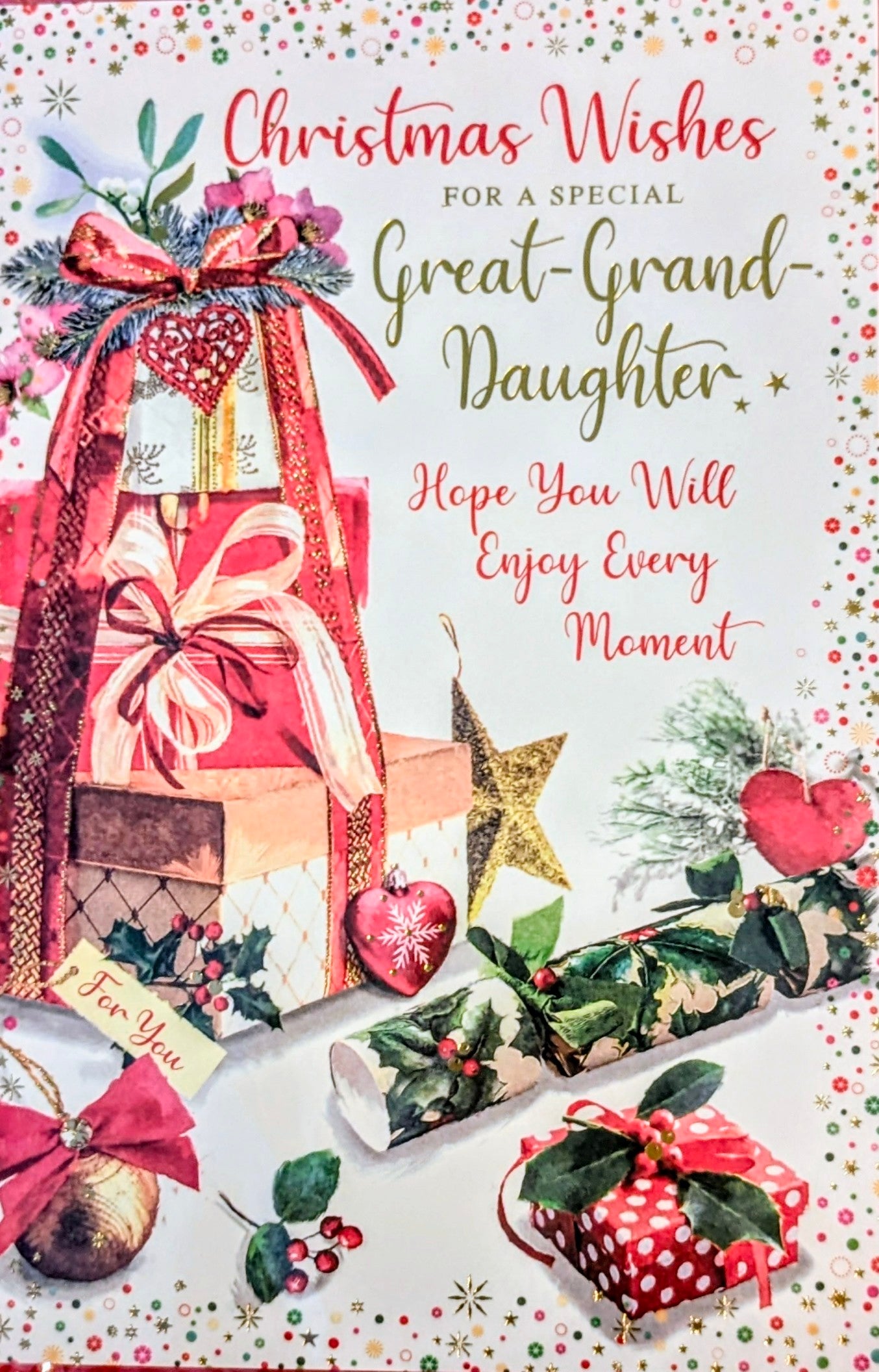 White Cotton Cards Code XBGD18 To A Beautiful Granddaughter 18 Wishing...