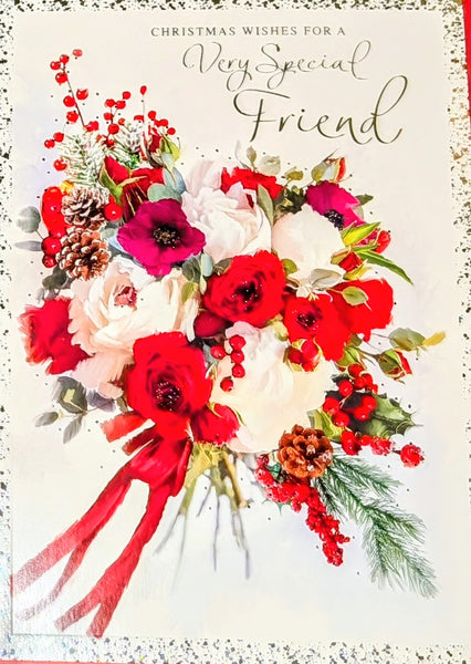 Friend Christmas - Large Traditional Flower Bouquet