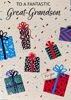Great Grandson Birthday - Gift Boxes