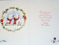 Nan & Grandad Christmas - Cute Polar Bears