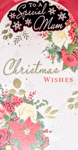 Mum Christmas - Slim Traditional Flowers