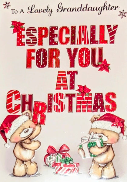 Granddaughter Christmas - Cute Bears Especially For You