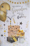 Grandson Birthday - Balloons and boxes