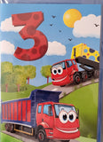 3 Boy Birthday - Trucks