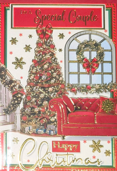 Special Couple Christmas - Traditional Tree & Sofa