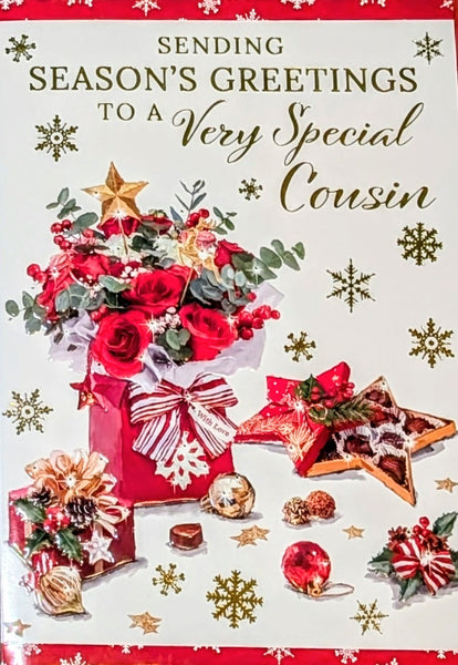 Cousin Female Christmas - Traditional Flowers Special