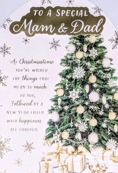Mam & Dad Christmas - Traditional Tree & Gifts
