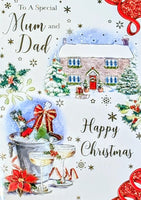 Mum & Dad Christmas - Traditional House & Champagne